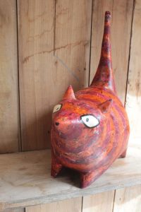 chat rayé rouge_orange 3