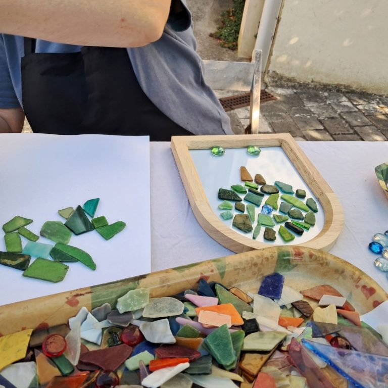 Atelier mosaïque de verre